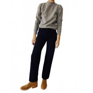 NEW HEY GANG high rise straight jeans in washed black